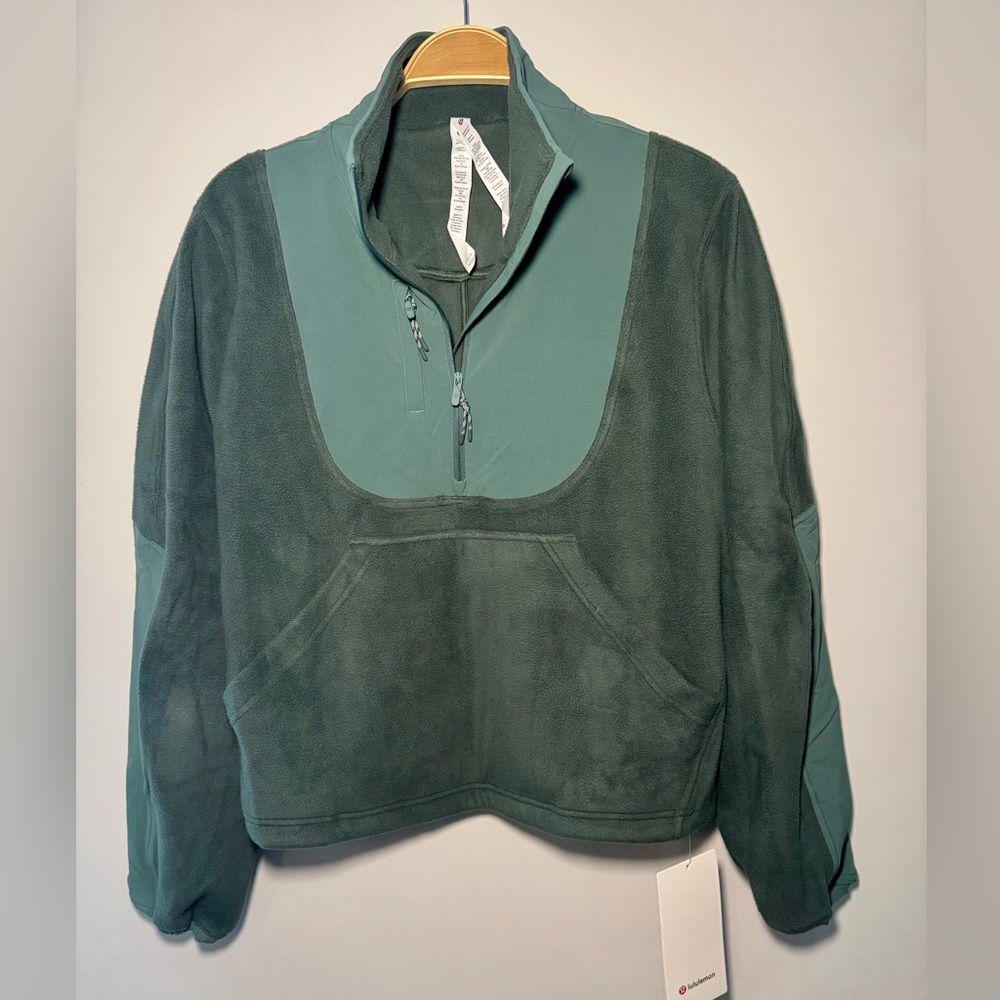 Lululemon Fleece + Ripstop Hiking Pullover with Pocket